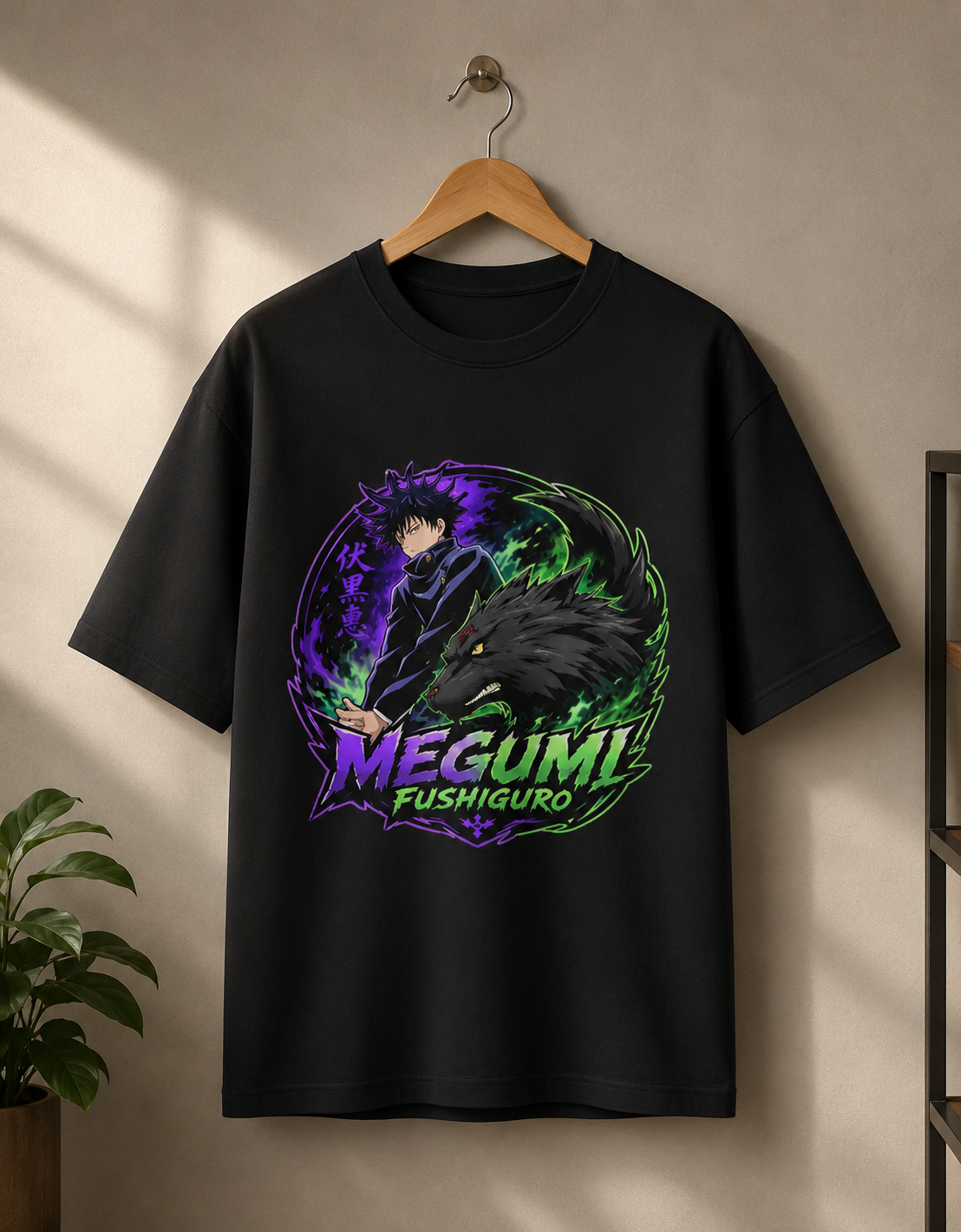 Anime  printed unisex oversize t-shirt.