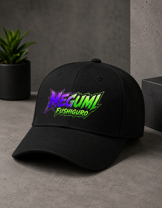 Black printed BaseBall Ottoman Cap.